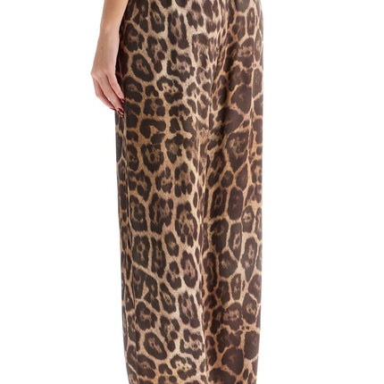 Stella McCartney animal print pajama style pants