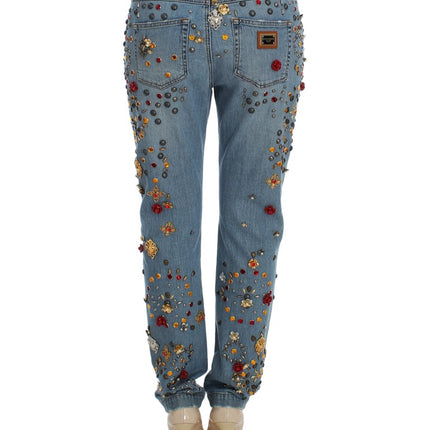 Betoverde Sicilië Crystal Heart Boyfriend Jeans