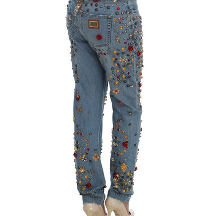 Betoverde Sicilië Crystal Heart Boyfriend Jeans