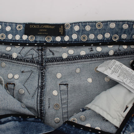 Betoverde Sicilië Crystal Heart Boyfriend Jeans