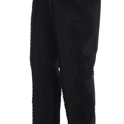 Eleganti pantaloni Black Toreero Capri