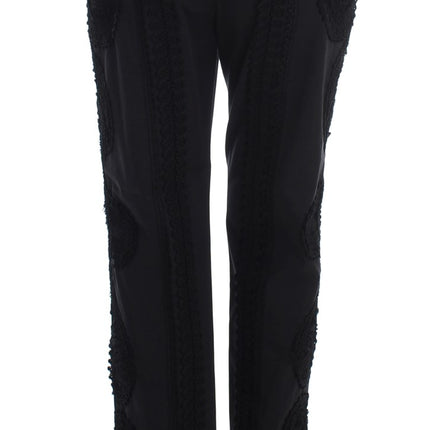 Eleganti pantaloni Black Toreero Capri