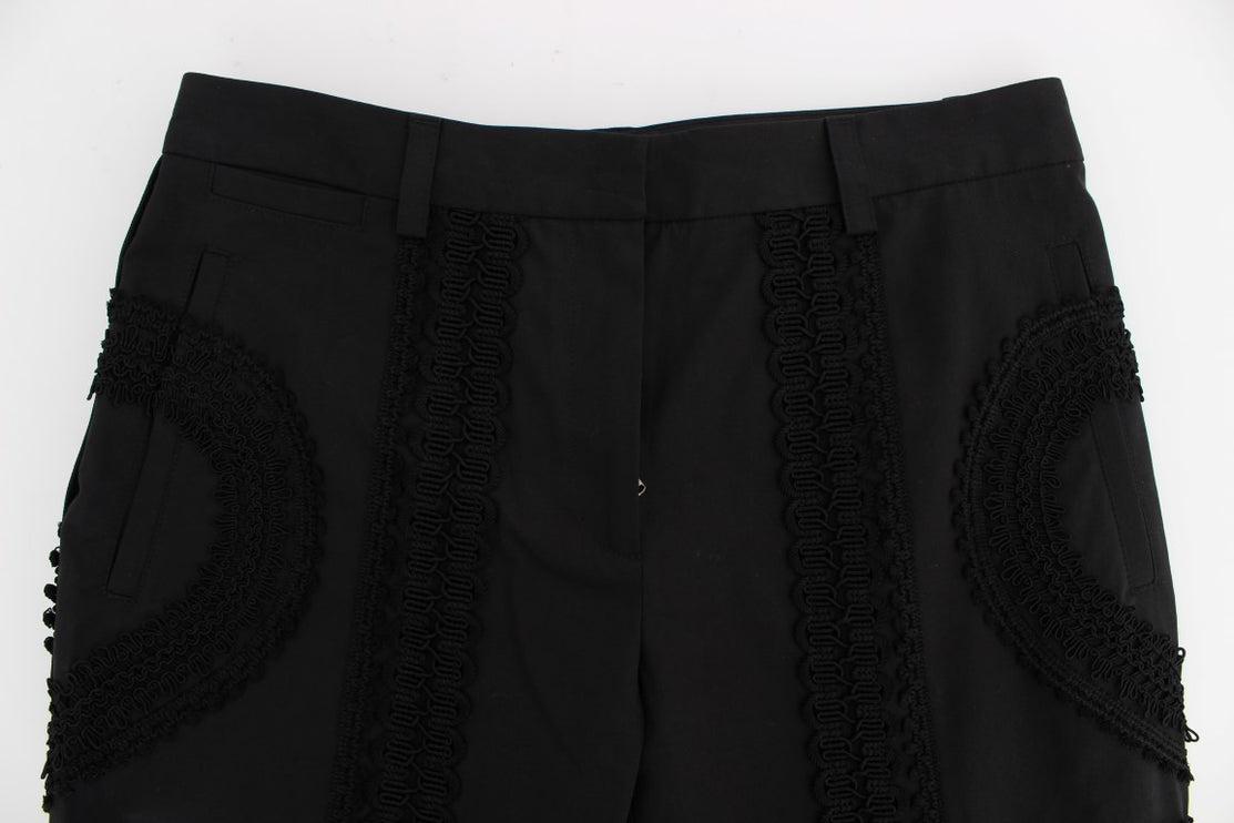 Eleganti pantaloni Black Toreero Capri