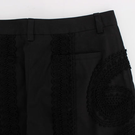 Eleganti pantaloni Black Toreero Capri