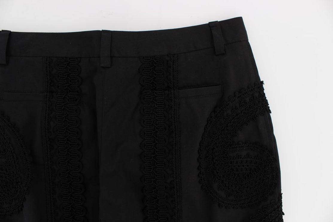 Eleganti pantaloni Black Toreero Capri