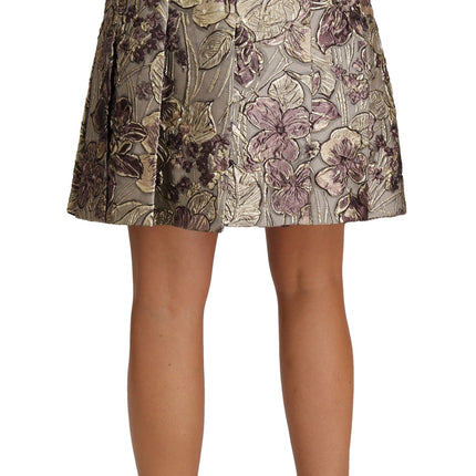 Floral Jacquard A-lijn rok Delight