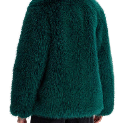 Stand Studio short hunter coat in faux fur