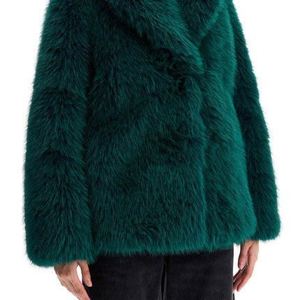 Stand Studio short hunter coat in faux fur