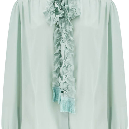 Valentino Garavani silk blouse with bow detail