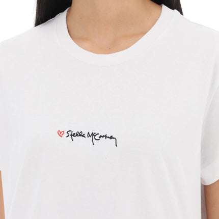 Stella McCartney t-shirt with embroidered signature