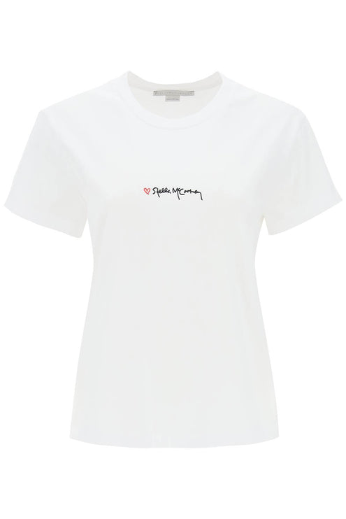 Stella McCartney t-shirt with embroidered signature