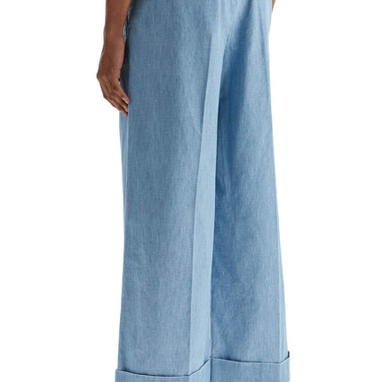 Valentino Garavani wide cropped fit denim pants