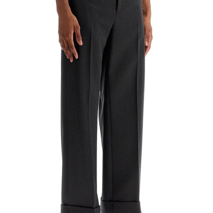 Valentino Garavani 'grain de poudre trousers with