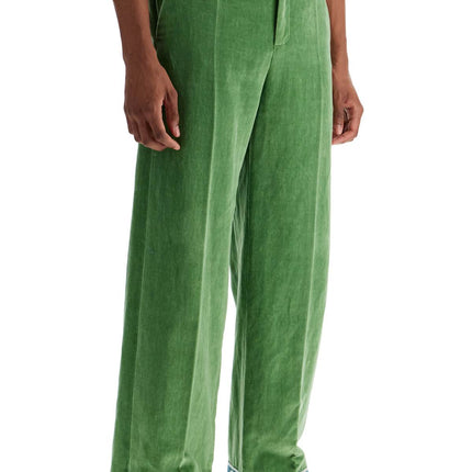 Valentino Garavani velvet pants with jacquard border