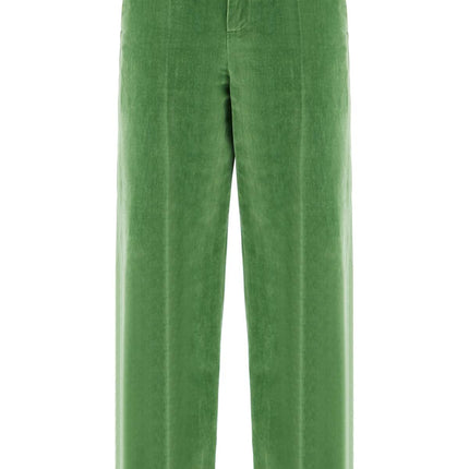 Valentino Garavani velvet pants with jacquard border