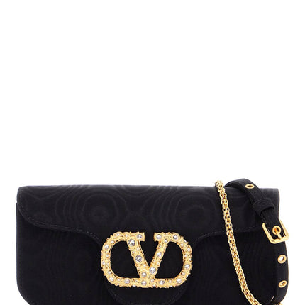 Valentino Garavani locò clutch in moire fabric