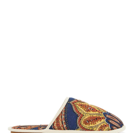 Valentino Garavani multicolor floral cotton slide slippers for home and short outings