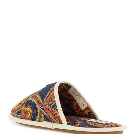 Valentino Garavani multicolor floral cotton slide slippers for home and short outings