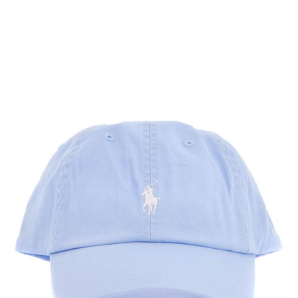 Polo Ralph Lauren light blue cotton hat with horse logo