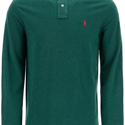 Polo Ralph Lauren custom slim fit long sleeve polo shirt