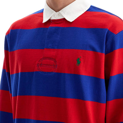 Polo Ralph Lauren long-sleeved striped polo shirt for