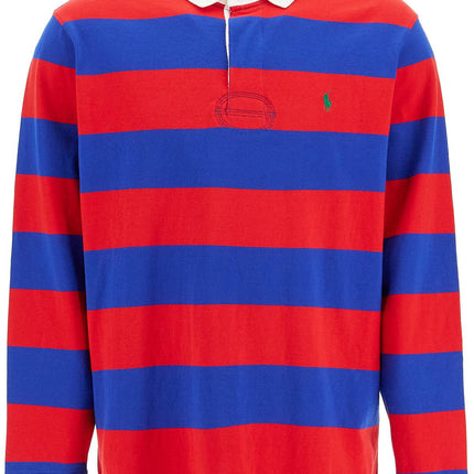 Polo Ralph Lauren long-sleeved striped polo shirt for