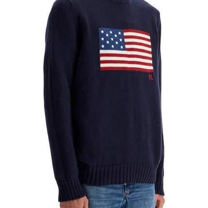 Polo Ralph Lauren sweater with american flag