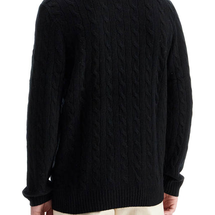 Polo Ralph Lauren cable-knit wool and cashmere turt