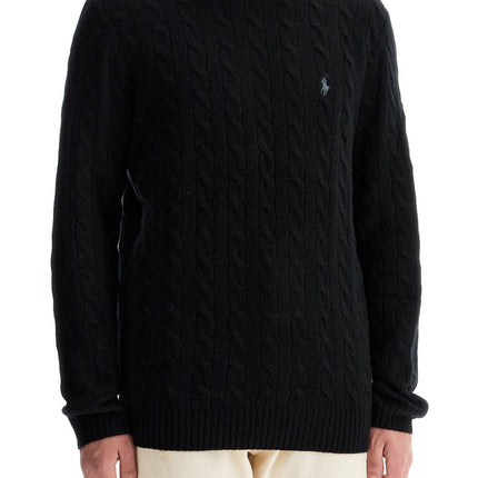 Polo Ralph Lauren cable-knit wool and cashmere turt