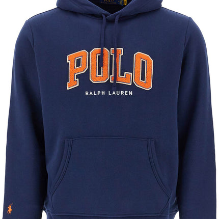 Polo Ralph Lauren blue cotton and polyester hoodie with embroidered logo