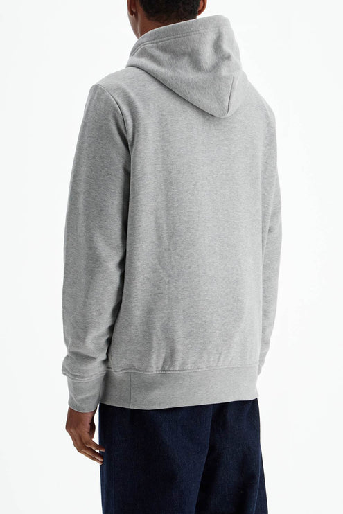 Polo Ralph Lauren men's gray cotton zip hoodie with polo logo