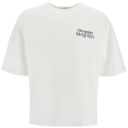 Alexander Mcqueen oversized logo t