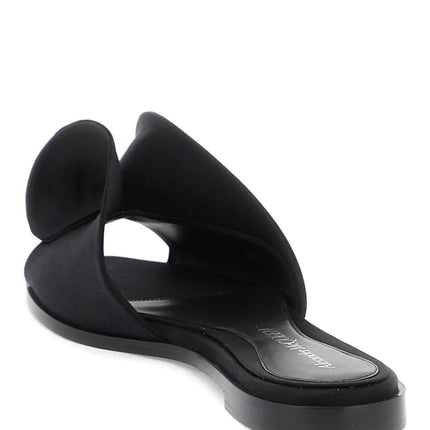 Alexander Mcqueen slides with silk detail