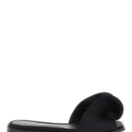 Alexander Mcqueen slides with silk detail