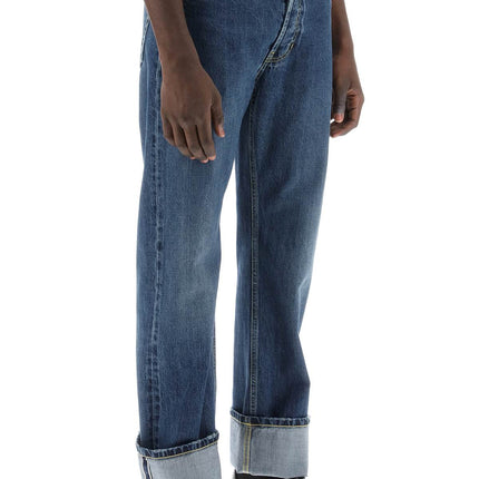 Alexander Mcqueen straight fit jeans in selvedge denim