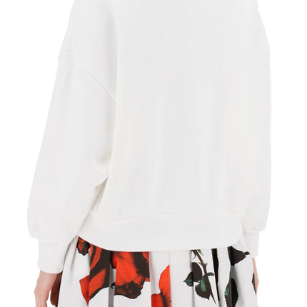 Alexander Mcqueen shadow rose sweatshirt