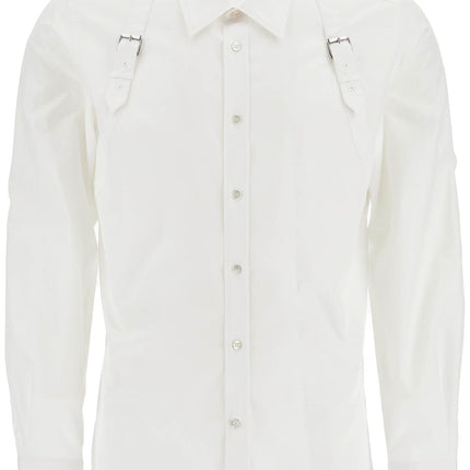 Alexander Mcqueen poplin harness shirt for men