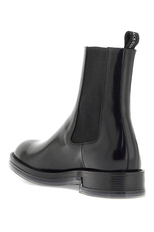 Alexander Mcqueen chelsea float ankle boots