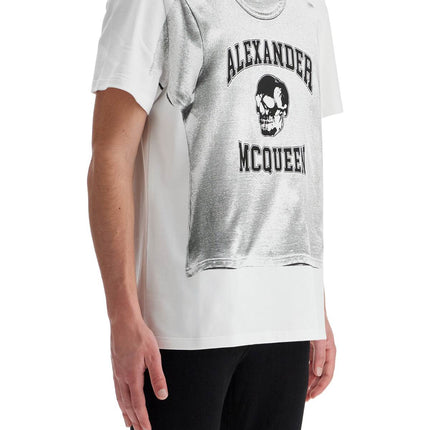 Alexander Mcqueen printed compact cotton t-shirt