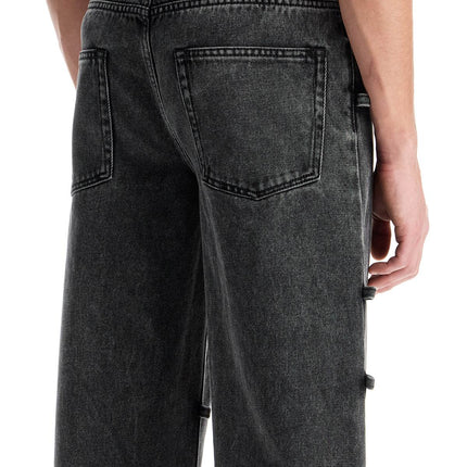 Alexander Mcqueen baggy jeans with knotted detail