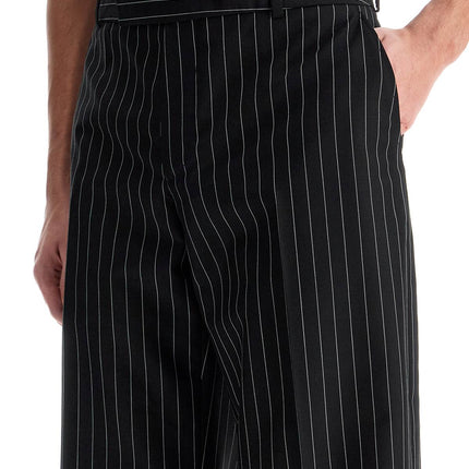 Alexander Mcqueen low-waisted pinstripe