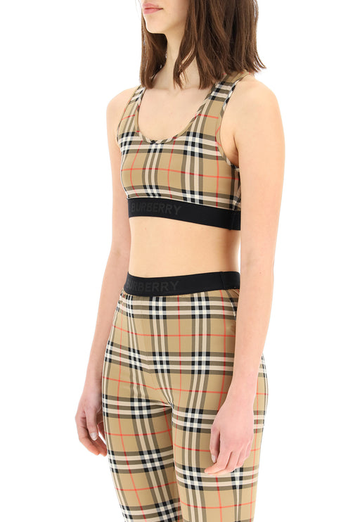 Burberry dalby check sport top