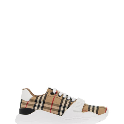 Burberry check fabric sneakers