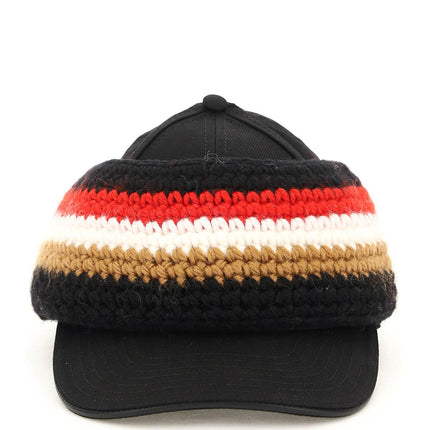 Burberry baseball cap with knit headband