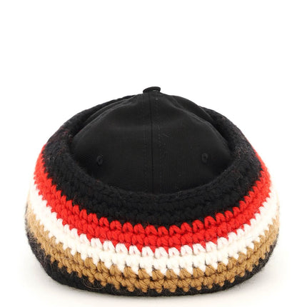 Burberry baseball cap with knit headband