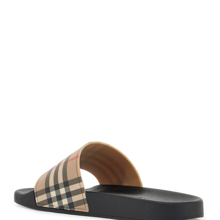 Burberry tartan slides