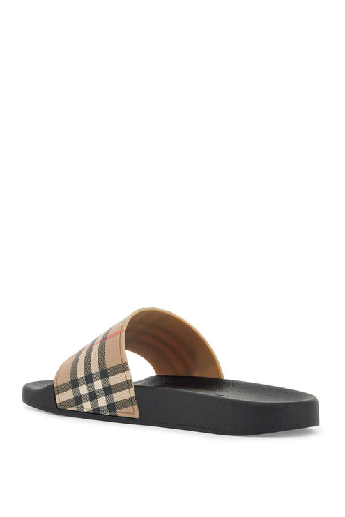 Burberry tartan slides