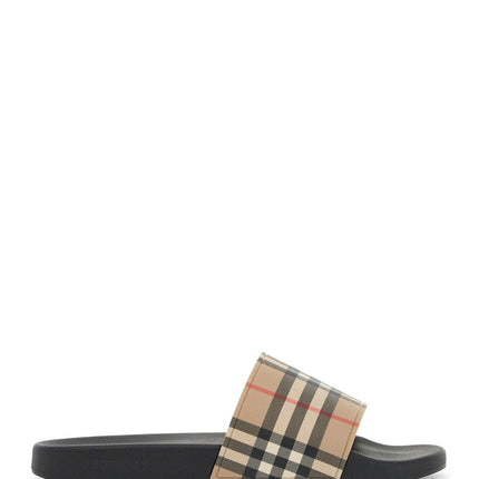 Burberry tartan slides