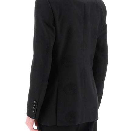 Burberry tuxedo jacket with jacquard details