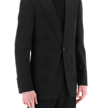 Burberry tuxedo jacket with jacquard details